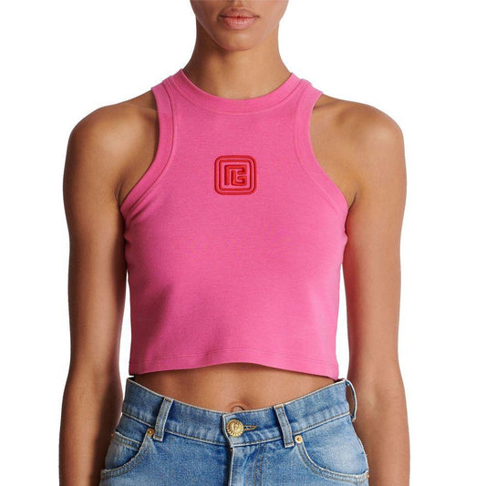 Balmain Cropped Tank Top BA-8776392605908-S