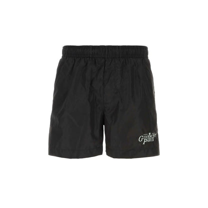 Givenchy Black Polyamide Swim Shorts