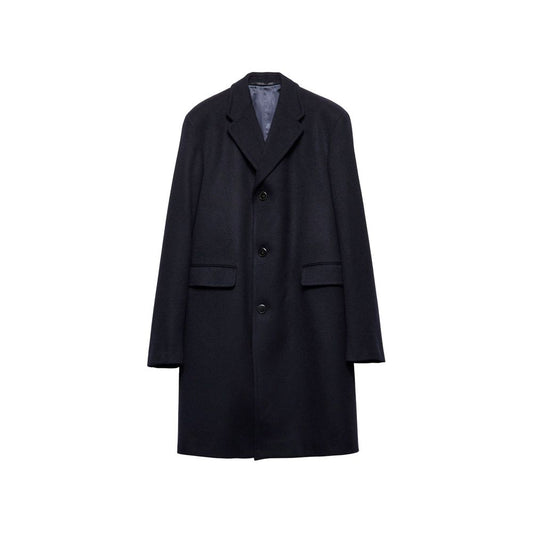 Prada Blue Wool Coat