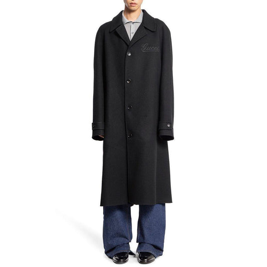 Gucci Wool Long Coat GU-8815788851412-IT50 | L