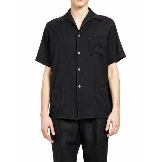 Maison Margiela short-sleeve wool shirt MA-8817440915668-48 | M