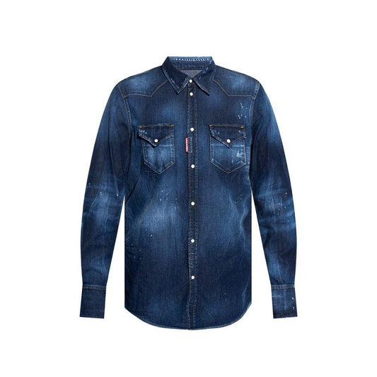 Dsquared² Denim Shirt DS-8735456592084-IT52 | XL