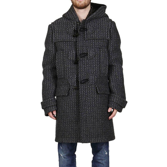 Valentino Spigola Wool Coat VA-8736614940884-IT46 | S