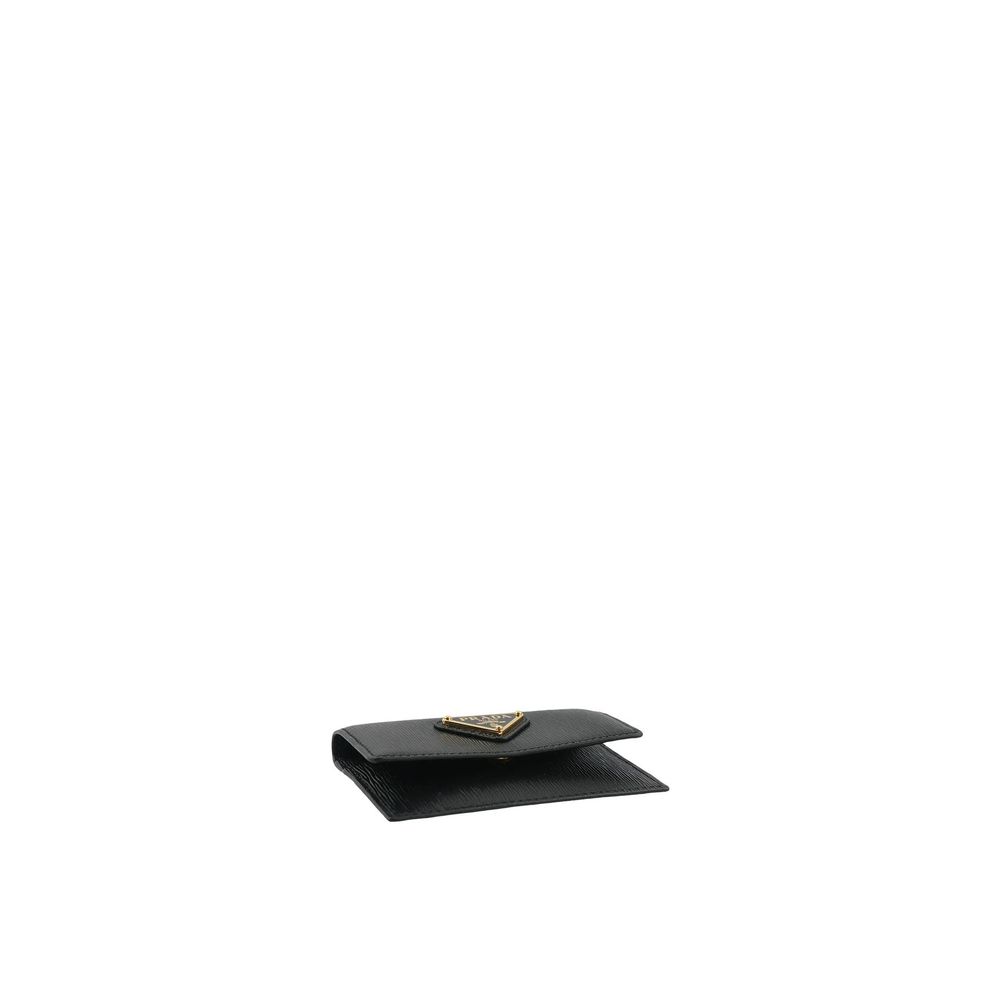 Prada Black Calfskin Cardholder