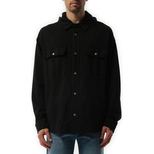 Palm Angels Classic Logo Hooded Overshirt PA-8811433427156-42