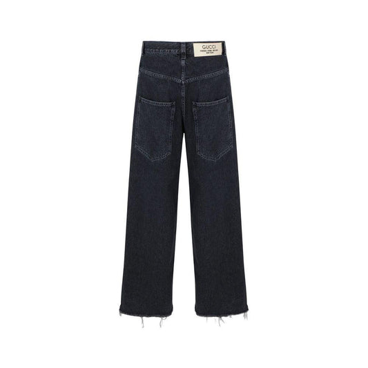 Gucci Wide-Leg Denim Jeans GU-8735495586004-W33