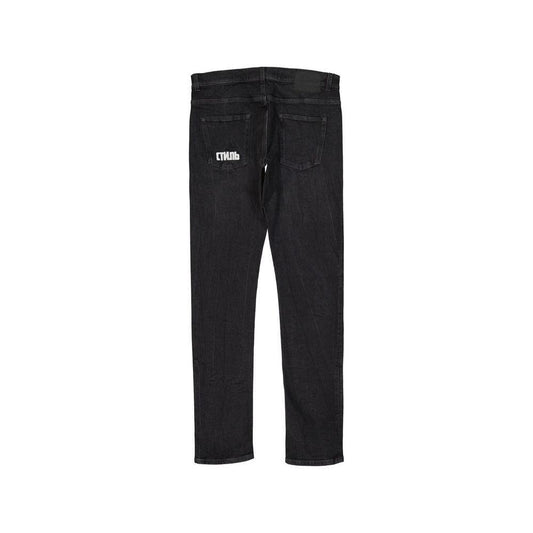 Heron Preston Cotton Denim Slim Jeans HE-8735496437972-W33