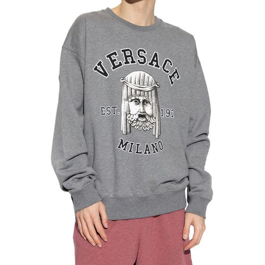 Versace Cotton Crewneck Sweatshirt VE-8736624836820-L