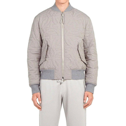 Salvatore Ferragamo Quilted Bomber Jacket SA-8736575488212-IT52 | XL