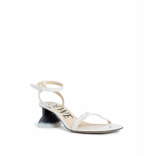 Loewe Petal Brush Leather Sandals LO-8735510102228-EU35/US5