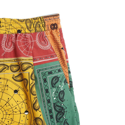 Marcelo Burlon Yellow Polyamide Shorts