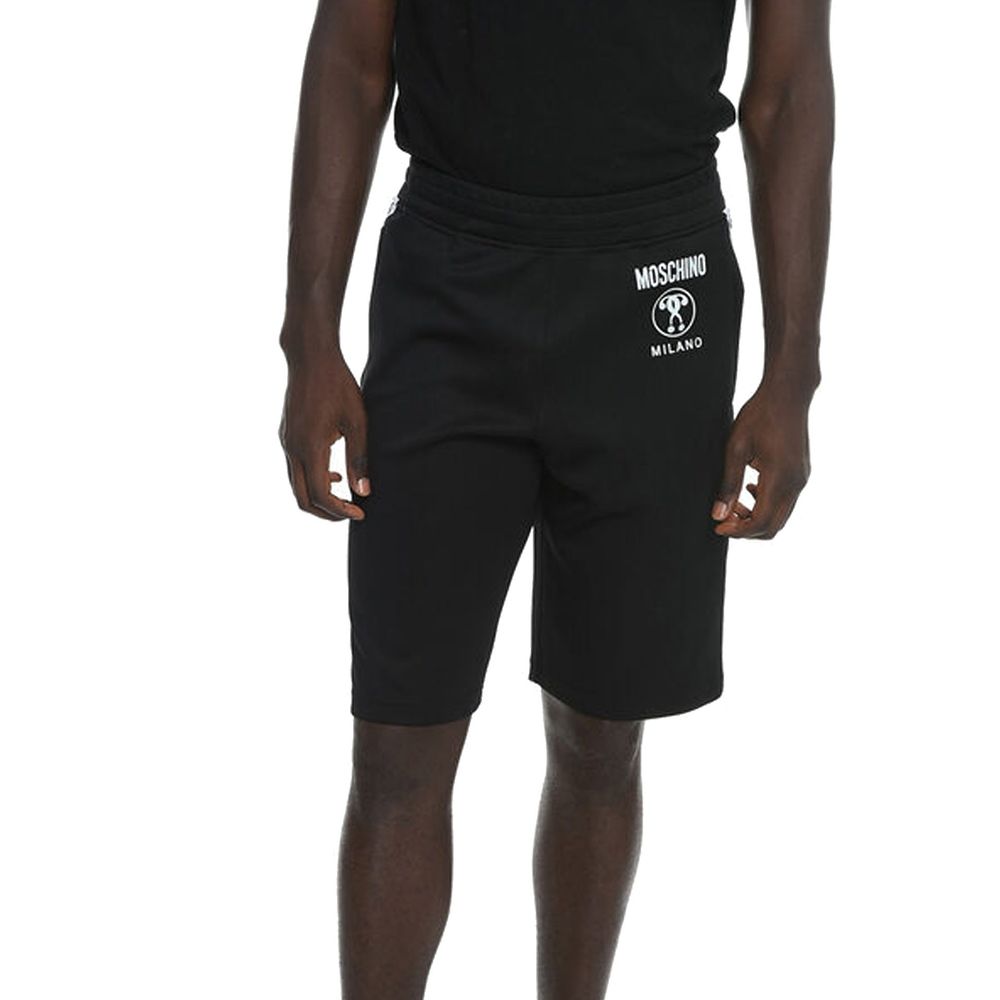 Moschino Couture Black Elastane Shorts