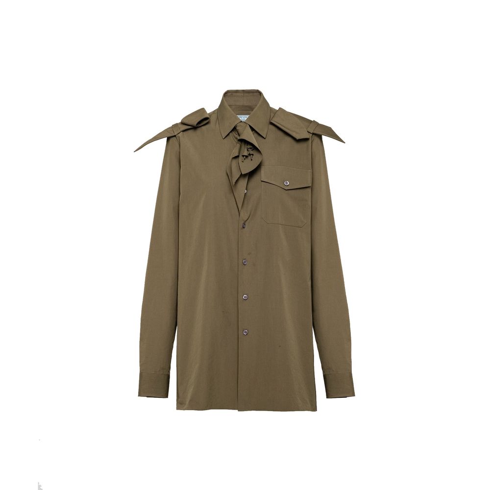 Prada Green Cotton Shirt
