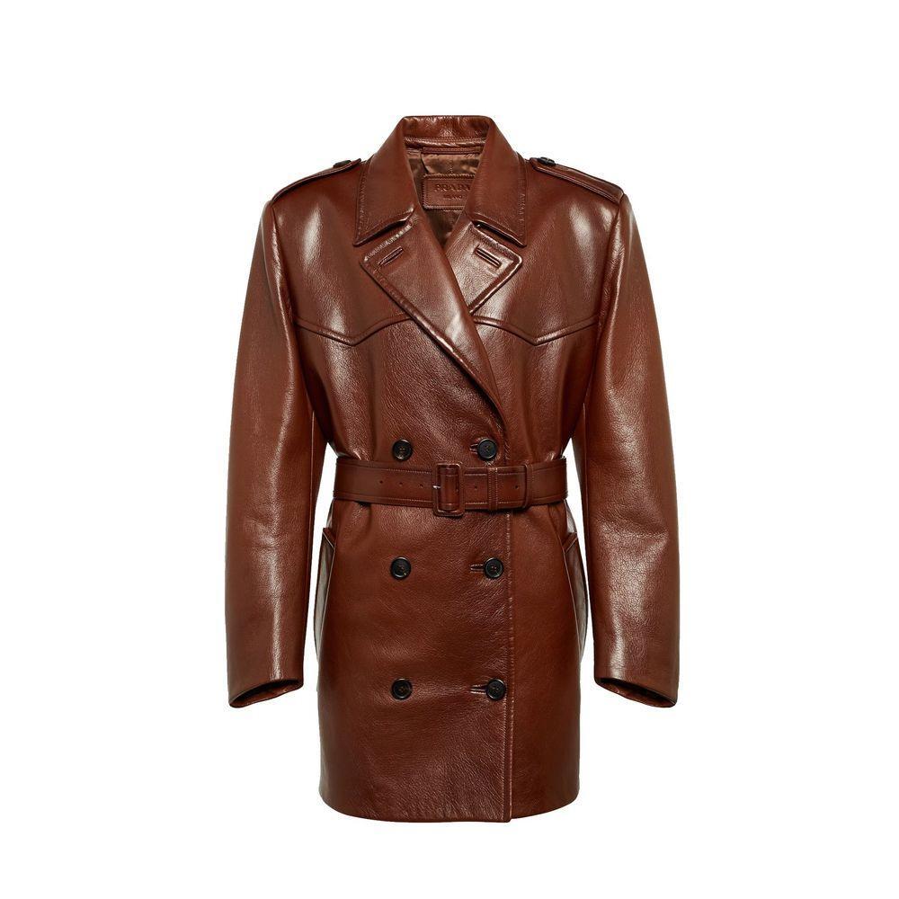 Prada Leather Coat PR-8735544180948-38