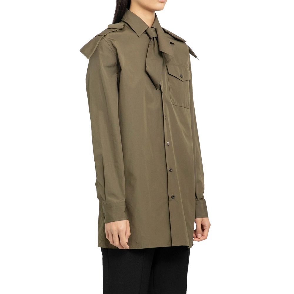 Prada Green Cotton Shirt
