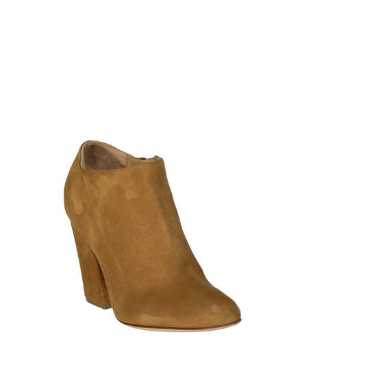 Sergio Rossi Leather Ankle Boots SE-8735589695700-EU35.5/US5.5