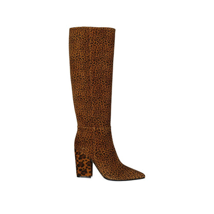Sergio Rossi Brown Calfskin Over The Knee