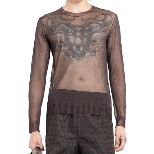 Valentino Semi-Transparent Sweater VA-8735617908948-XL