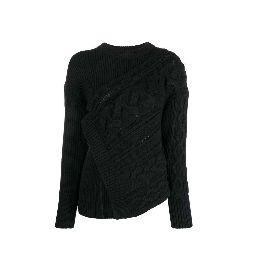 Alexander McQueen Asymmetric Wool Jumper AL-8736213303508-M
