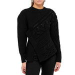 Alexander McQueen Asymmetric Wool Jumper AL-8736213303508-M