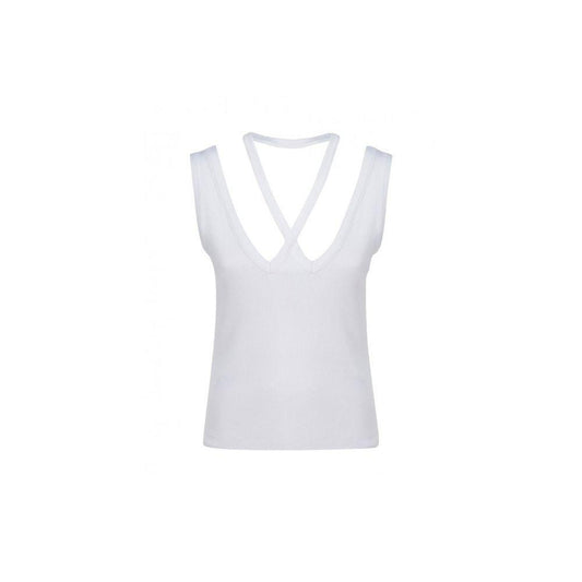 MM6 Maison Margiela Ribbed Cotton Top MM-8736510935252-S