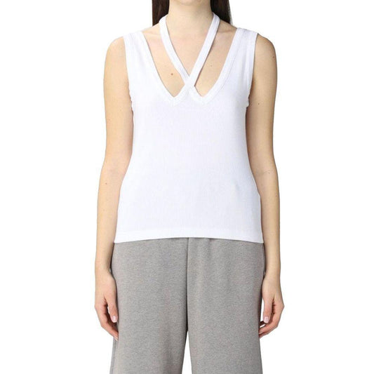 MM6 Maison Margiela Ribbed Cotton Top MM-8736510935252-S