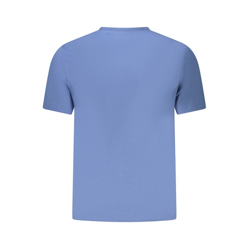 Calvin Klein Blue Cotton Men T-Shirt CA-39189-XL