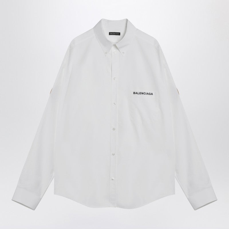 Balenciaga White Uniform Merch button-down shirt 830979TRM28/R_BALEN-9000_401