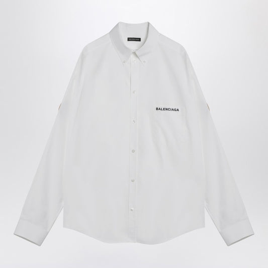 Balenciaga White Uniform Merch button-down shirt 830979TRM28/R_BALEN-9000_401