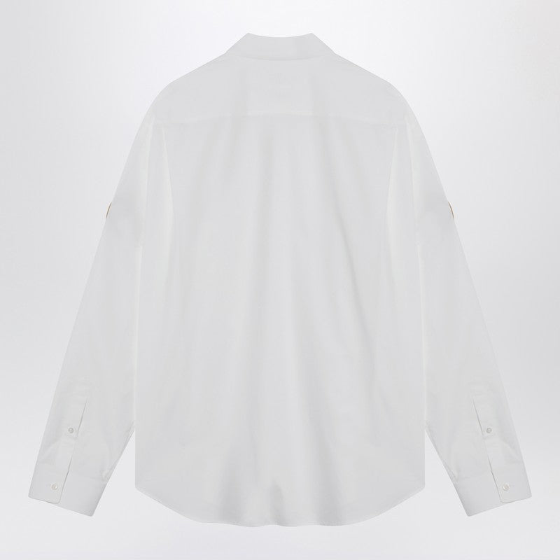 Balenciaga White Uniform Merch button-down shirt 830979TRM28/R_BALEN-9000_401