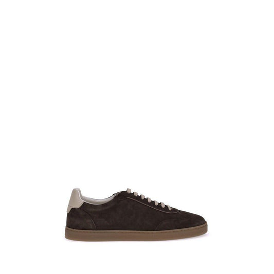 Brunello Cucinelli Suede Sneakers BR-MZUSGGJ336CRT46-EU40.5/US7.5