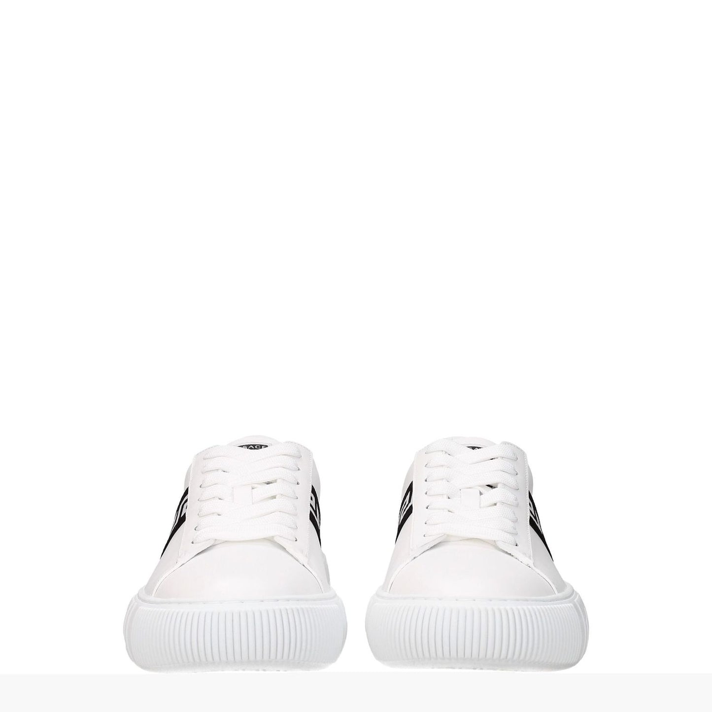 Versace White Leather Sneakers