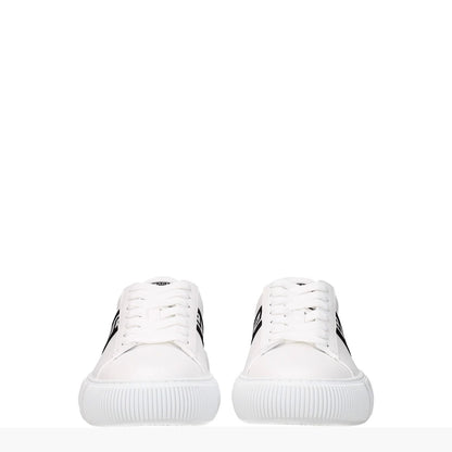 Versace White Leather Sneakers