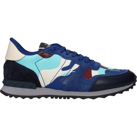 Valentino Garavani Blue Leather Athletic Sneakers VA-8547215147273-EU40/US7
