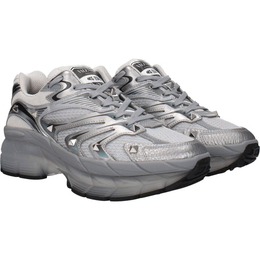 Valentino Garavani Gray Fabric Athletic Sneakers VA-8547391996169-EU39.5/US6.5