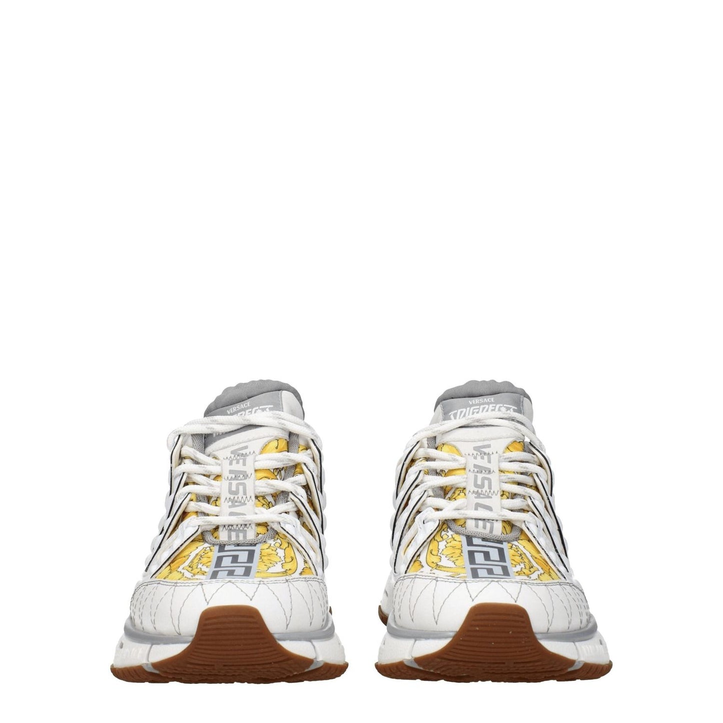 Versace White Fabric Athletic Sneakers VE-8547404316937-EU35.5/US5.5