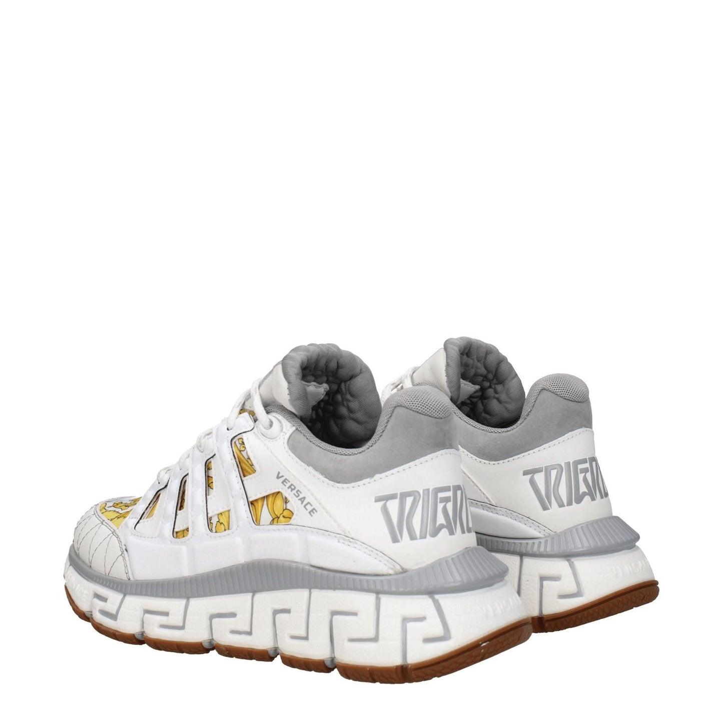 Versace White Fabric Athletic Sneakers VE-8547404316937-EU35.5/US5.5