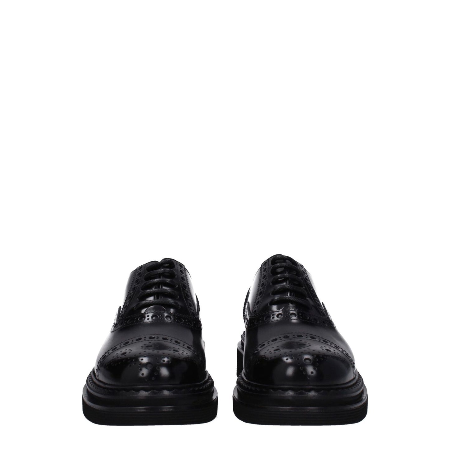 Dolce & Gabbana Black Leather Oxfords And Derbies 1728,75667636384,Black,Dolce & Gabbana,EU40/US7,Men,New with tags,Oxfords and Derbies - Shoes,Shoes