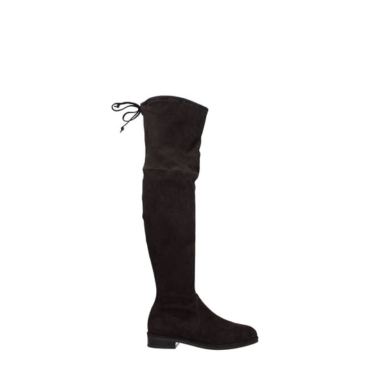 Stuart Weitzman Brown Leather Over The Knee ST-8547426140425-EU35.5/US5.5
