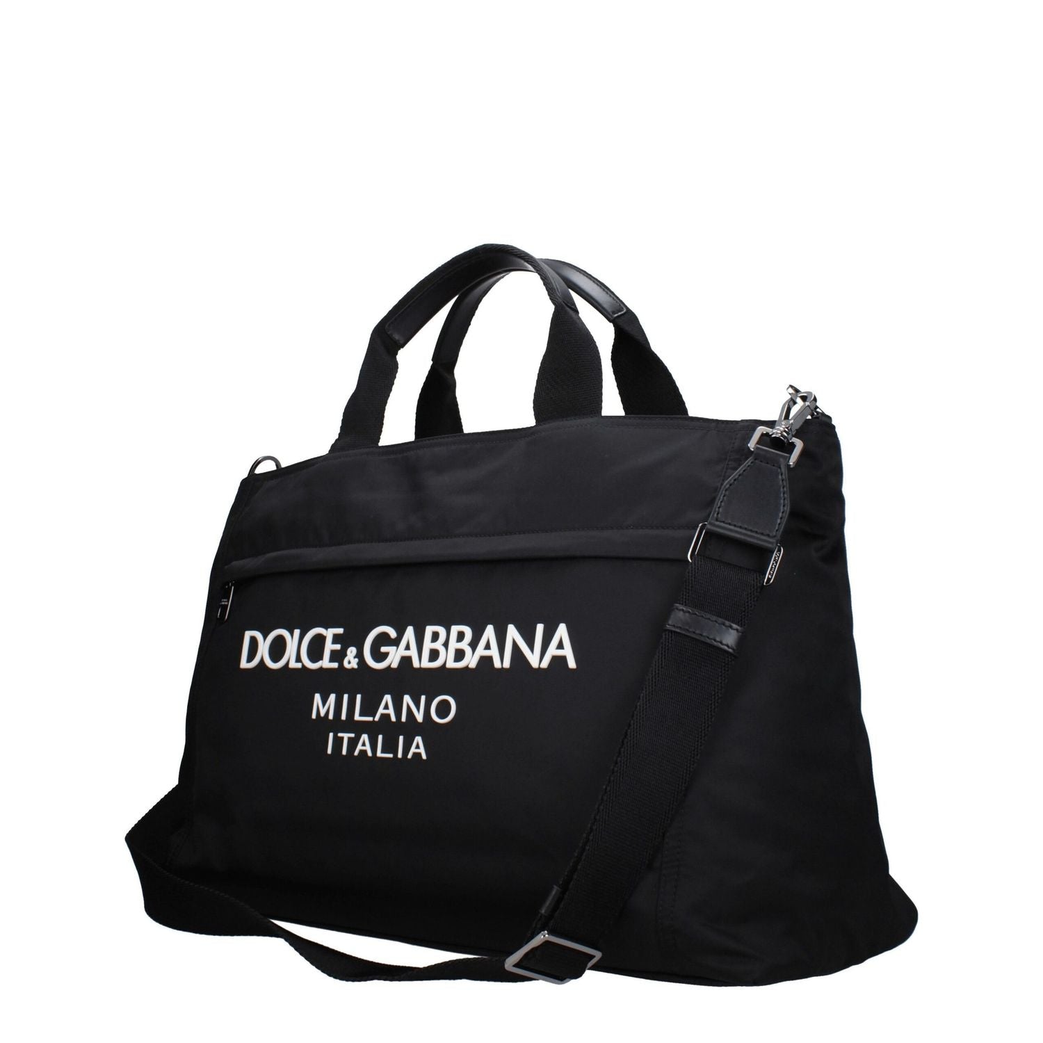 Dolce & Gabbana Black Fabric Luggage And Travel