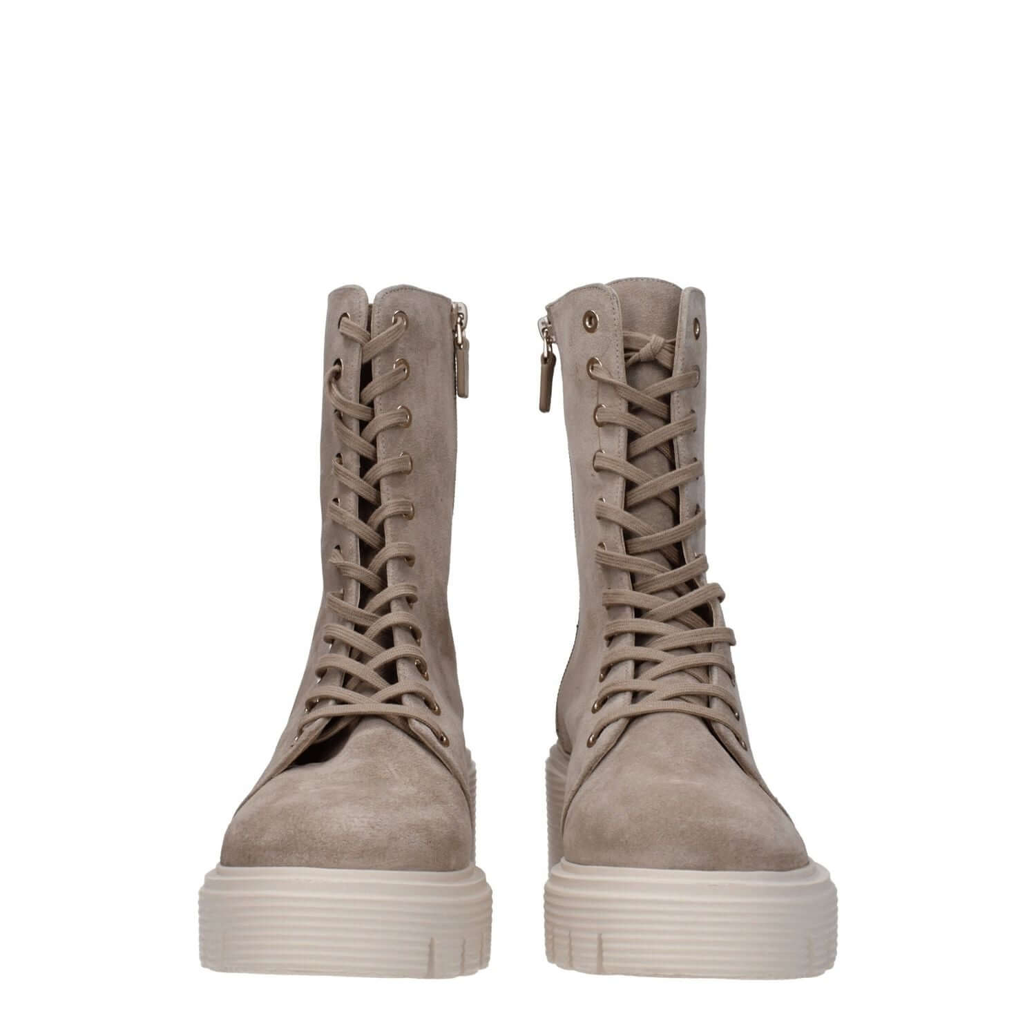Stuart Weitzman Beige Leather Ankle Boots