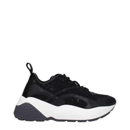 Stella McCartney Black Fabric Chunky Sneakers