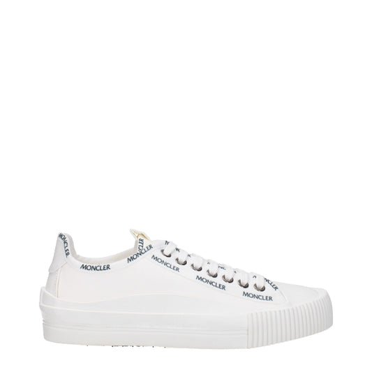 Moncler White Fabric Low Tops MO-8616468185353-EU35/US5