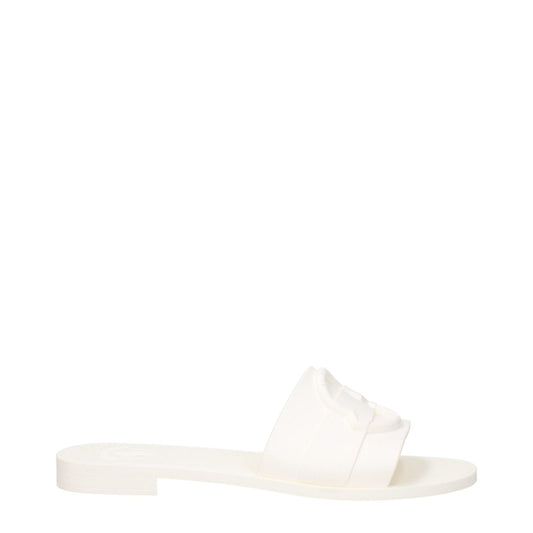 Moncler White Cotton Slippers Sandals MO-9293517127945-EU40/US10