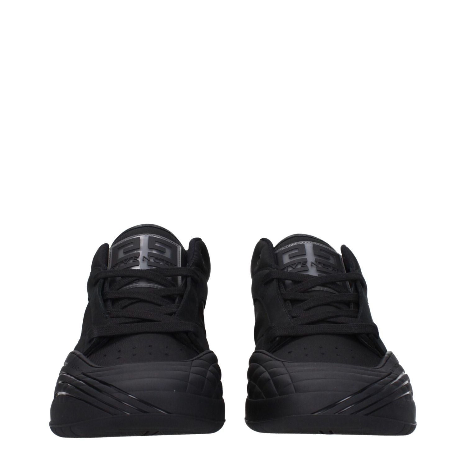 Givenchy Black Fabric Low Top Sneakers