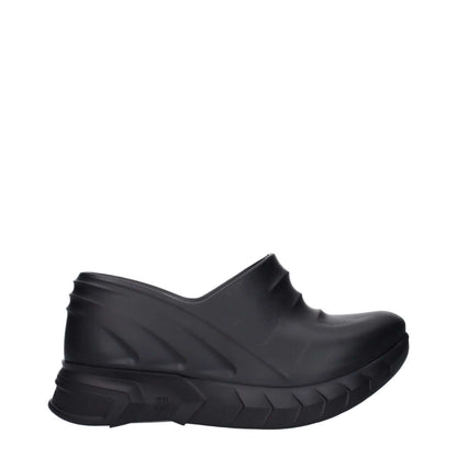Givenchy Black Cotton Slippers