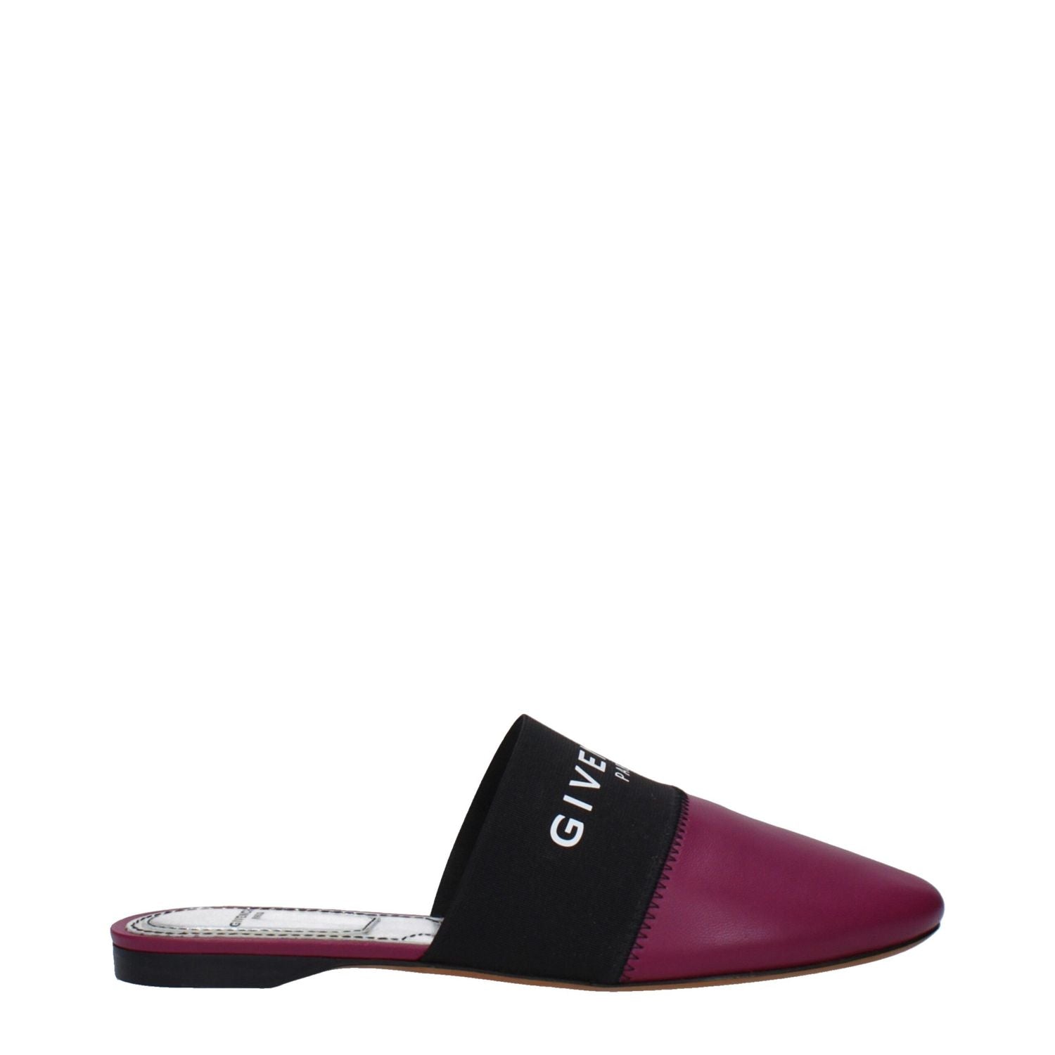 Givenchy Purple Leather Slippers