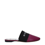 Givenchy Purple Leather Slippers Sandals