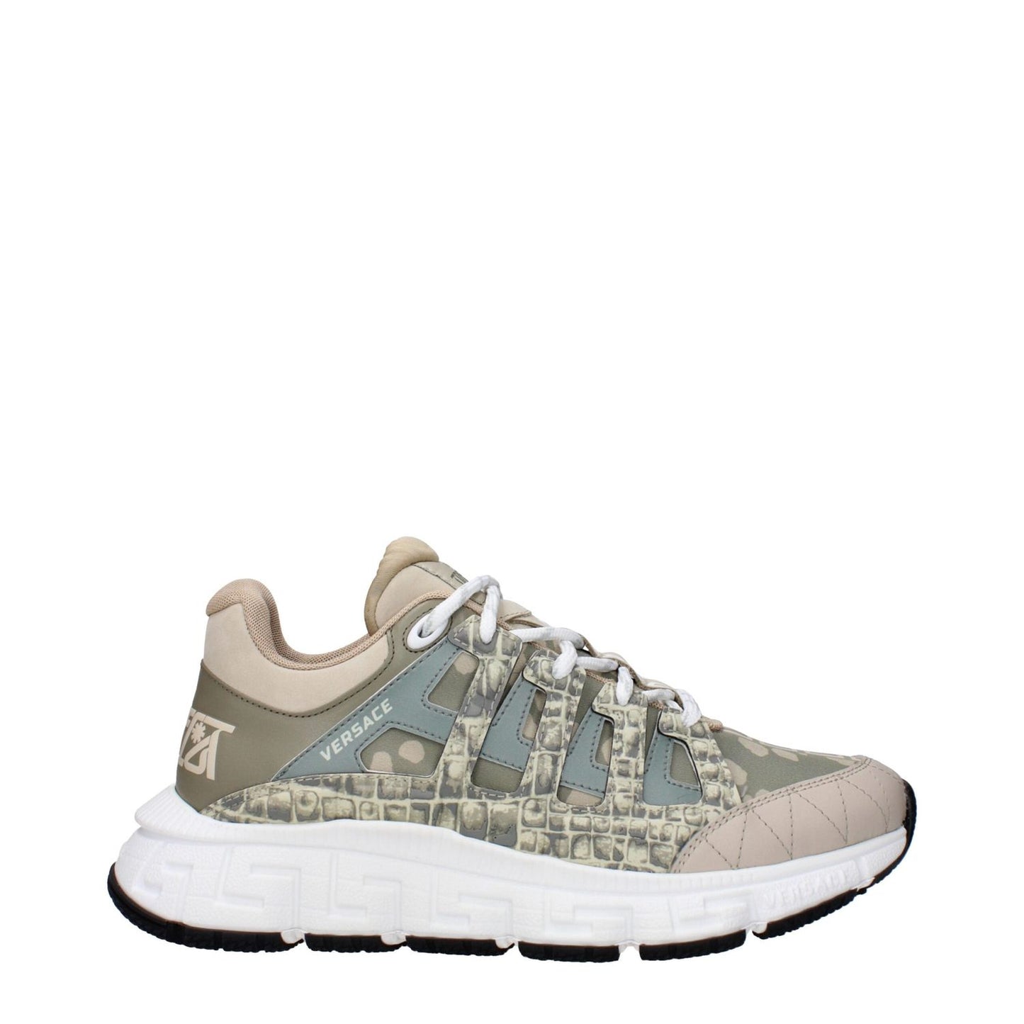 Versace Green Fabric Low Tops VE-14884864557321-EU41/US8
