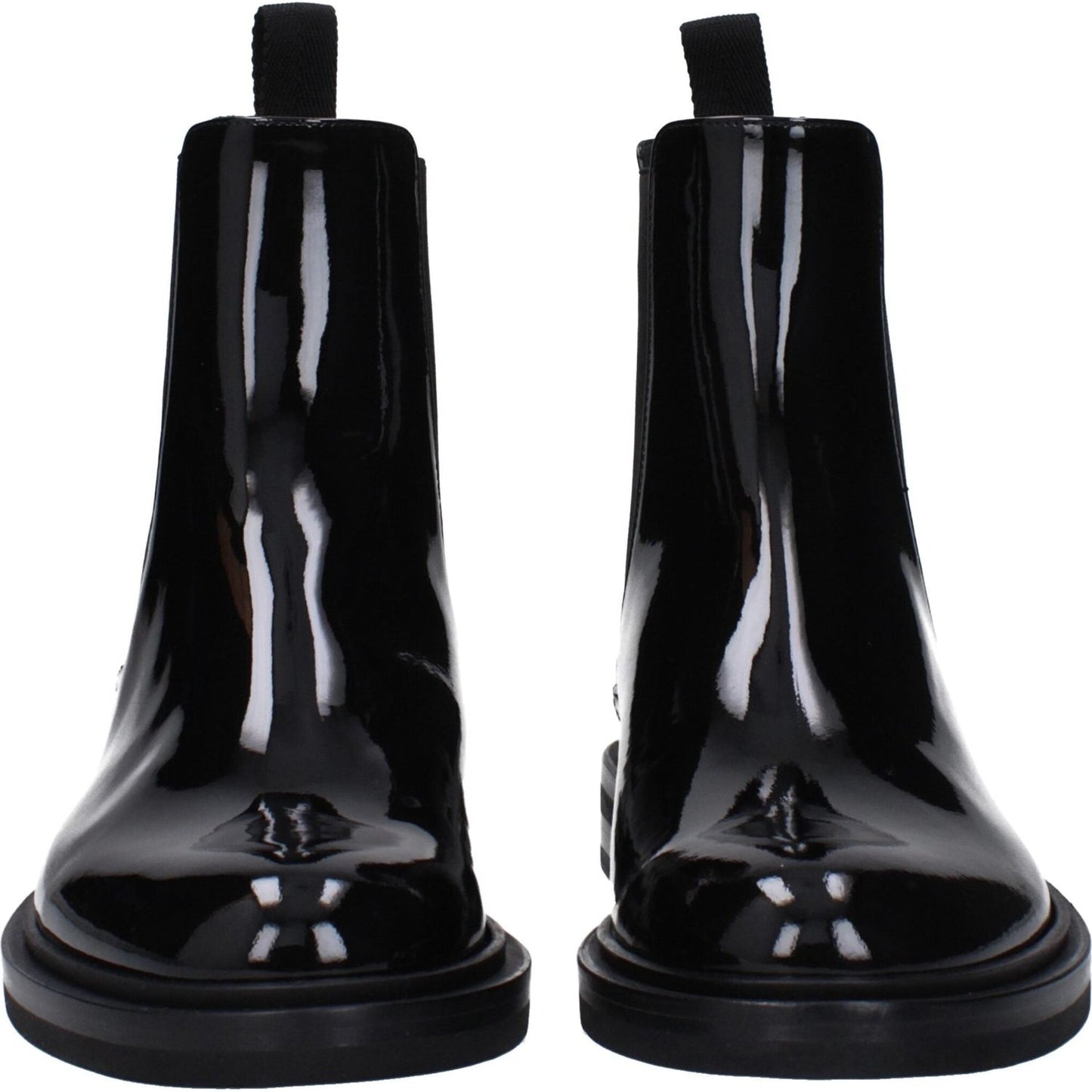 Dolce & Gabbana Black Leather Ankle Boots DO-14884854694153-EU40/US7